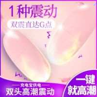 【女用器具】USB双跳蛋 虞姬 粉色